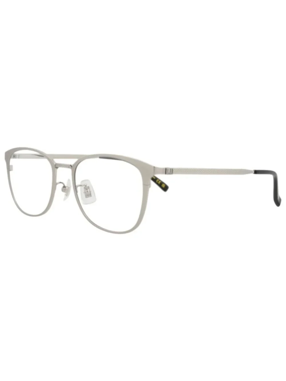 New Dunhill Women's Eyeglasses Round Oval Titanium Frame Mens Silver Silver